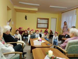 Vánoční posezení při svíčkách