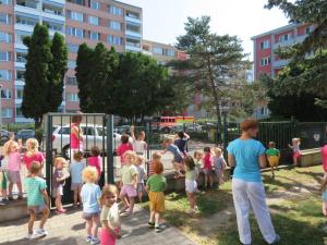 Hasiči v jesličkách