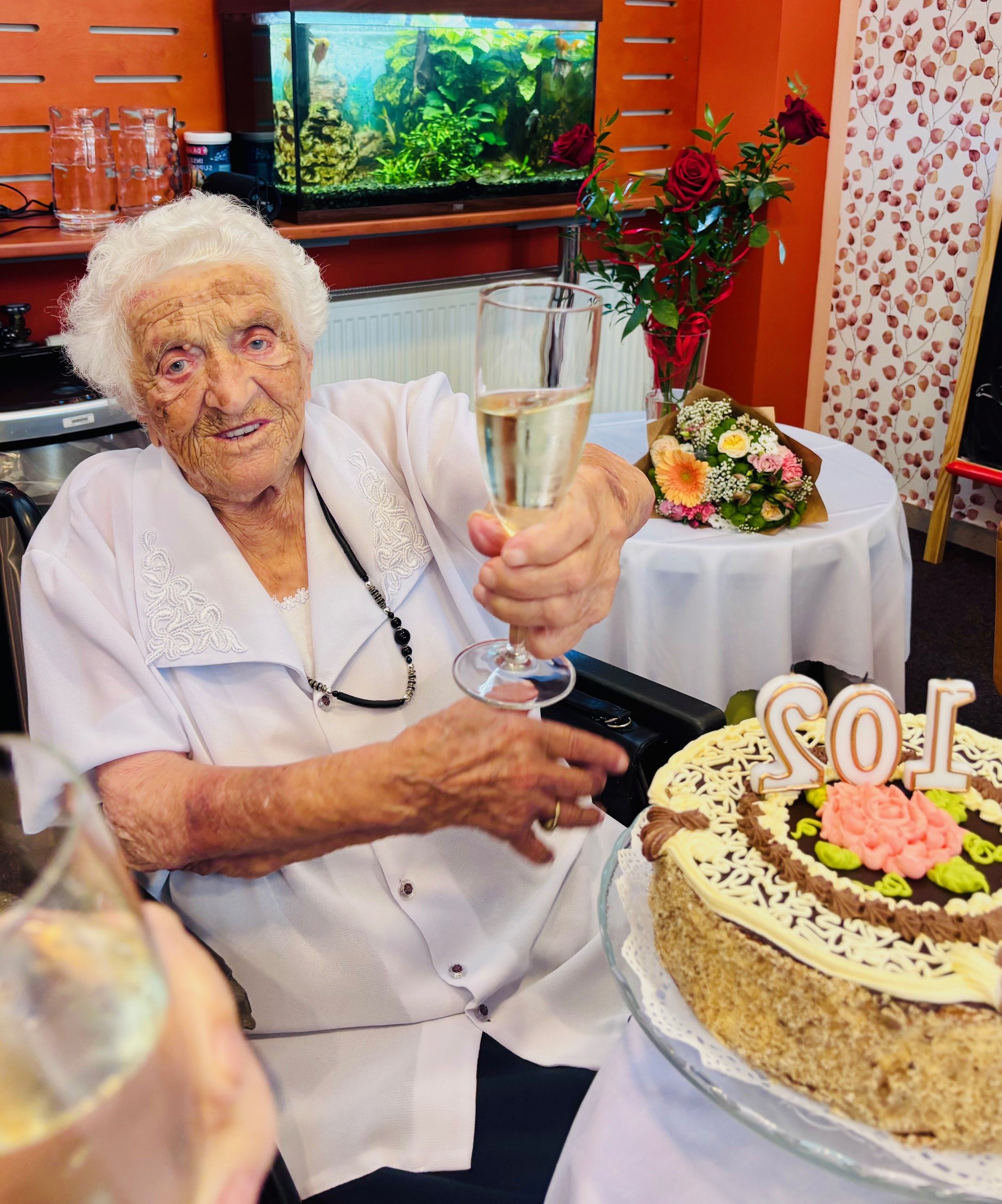 Naše klientka oslavila 102. narozeniny