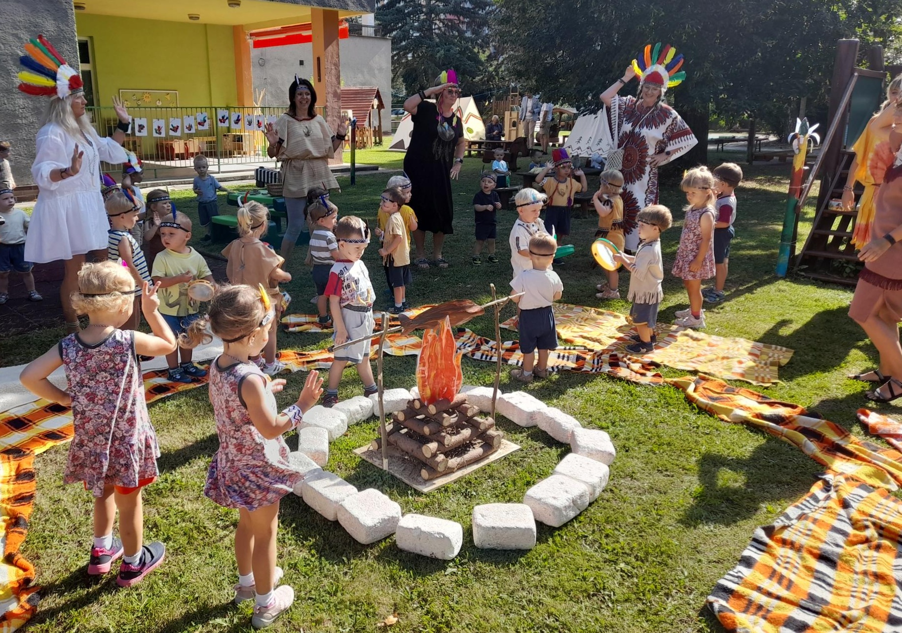 Indiánský den v městských jeslích