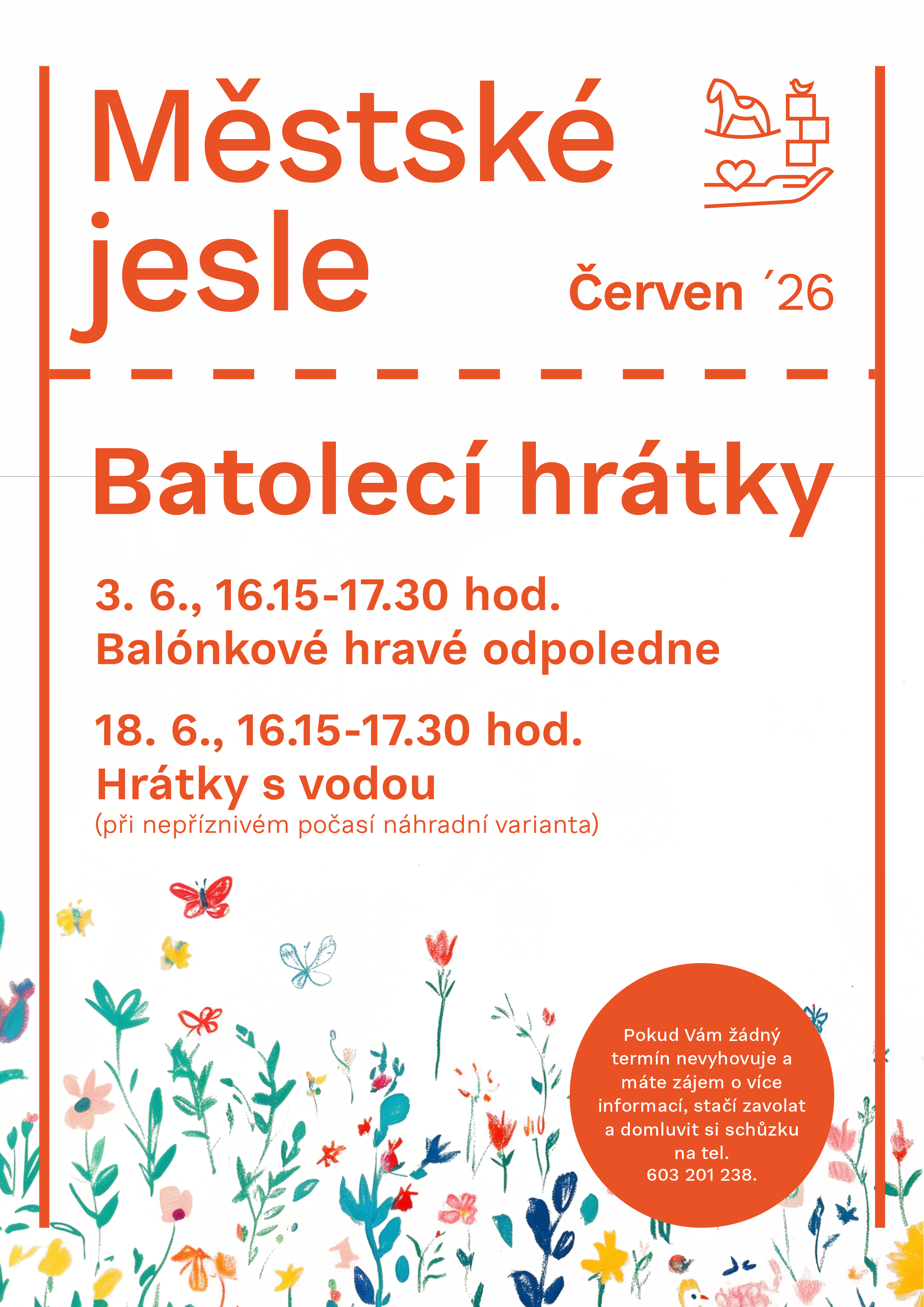 Červnové Batolecí hrátky v Městských jeslích Přerov