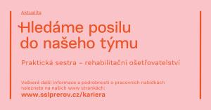 Hledáme posilu do našeho týmu