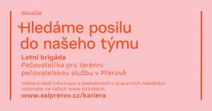 Hledáme posilu do našeho týmu
