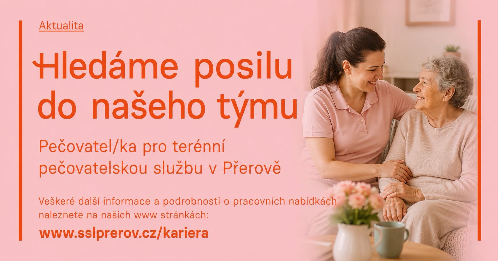 Hledáme posilu do našeho týmu
